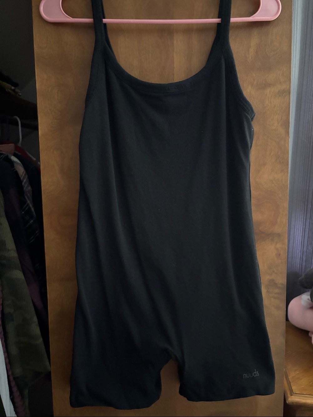 nuuds Black‎ Sleeveless Bodysuit The Romper